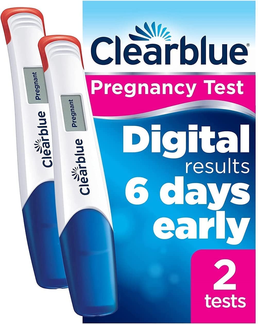 Clearblue Digital Ultra Early Graviditetstest 2-pack - Inget annat test är tidigare!